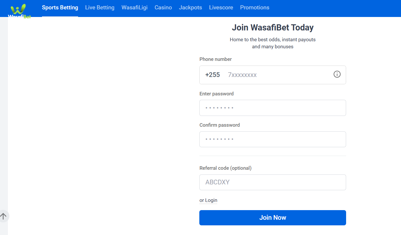 Easy Wasafi Bet Login – Step-by-Step Process