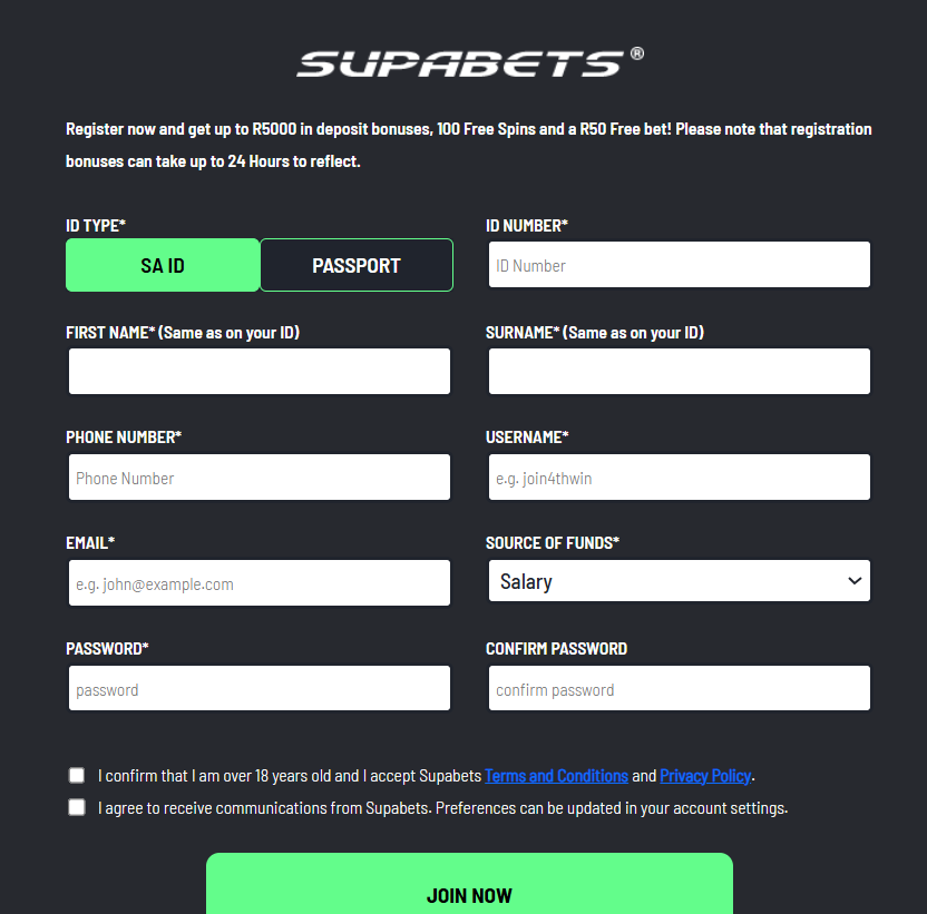 Superbet Login Supabets South Africa Guide