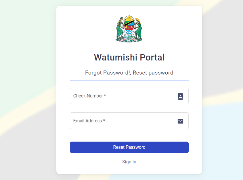 ESS Utumishi Login Password Guide